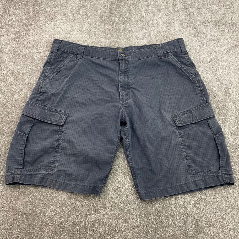 Carhartt Cargo Shorts Mens 42 Force Broxton Grey Ripstop Relaxed Fit